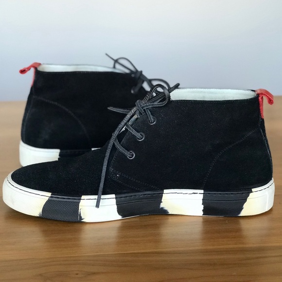 Del Toro Chukka Suede Sneakers/Black 

Men’s Size 9 handmade in Italy - Picture 2 of 11